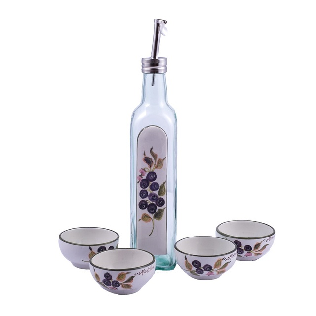 Set decorato grappa