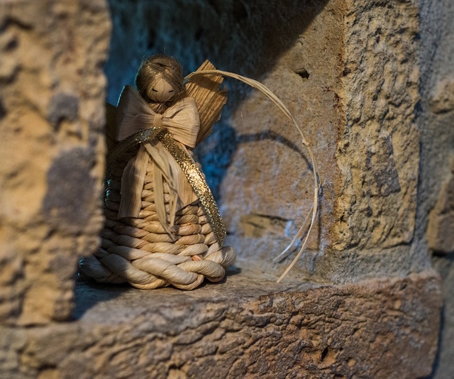 Campanella natale ambientata