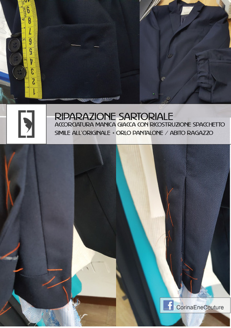 Accorciaturamanicamaschile riscostruzionespacchetto