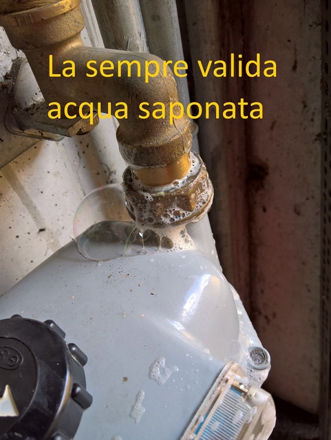 Perdita gas contatore