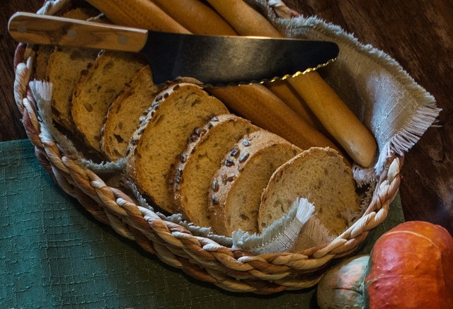 Portapane ambientato