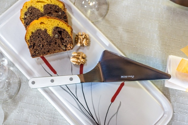 Piatto dolci canne dettaglio