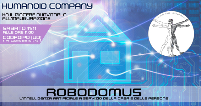 Invito inaugurazione robodomus
