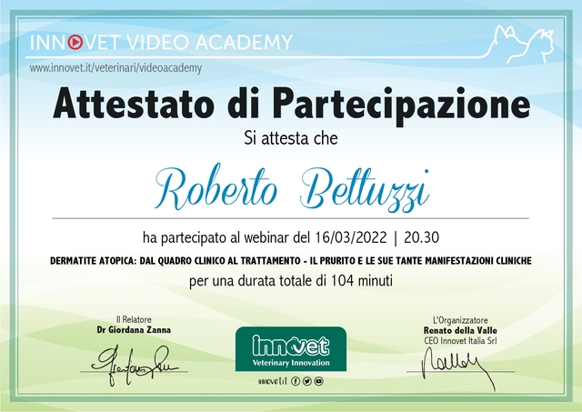 Attestato innovet
