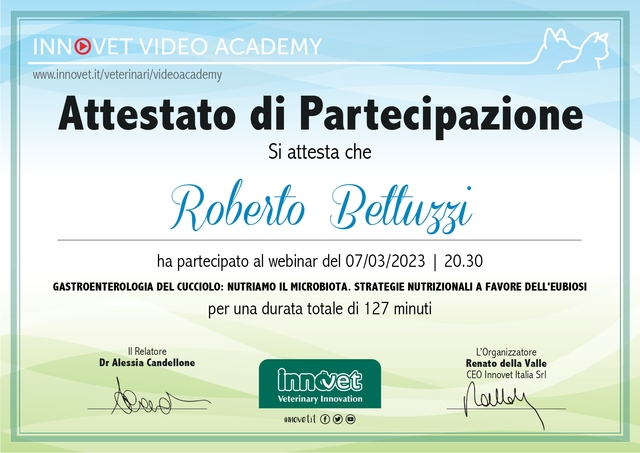 Attestato innovet 7 marzo 2023