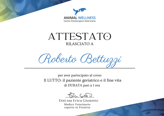 Attestato di partecip bettuzzi roberto animal wellness (3)