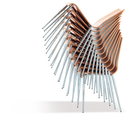 Astrid v755 stacking chair 2